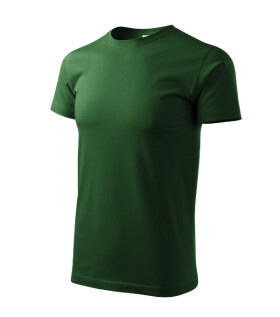 Heavy New tričko unisex lahvově zelená M