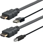 VivoLink Pro HDMI + USB 2.0 A - B kabel M - M 4m / 4K 2K @ 60 Hz / vhodný pro interaktivní tabule (PROHDMIUSBAB4)