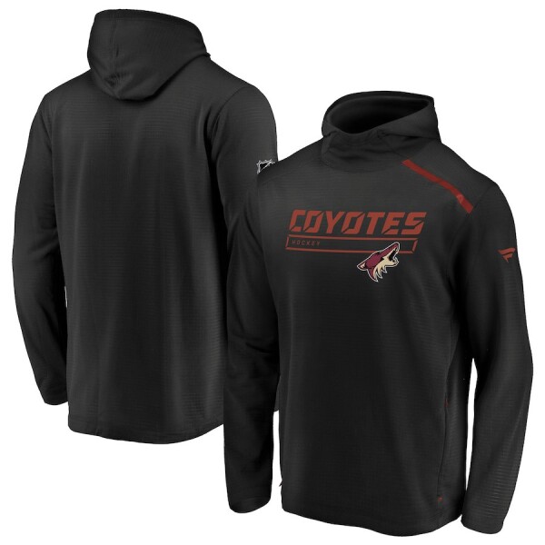 Fanatics Pánská Mikina Arizona Coyotes Authentic Pro Rinkside Transitional Pullover Hoodie Velikost: M