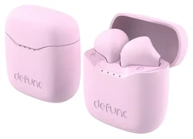 DeFunc True Lite růžová / Bezdrátová sluchátka / Bluetooth 5.3 / ENC / IPX4 / výdrž 20 h (71467)