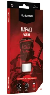 MyScreen ImpactGLASS černá / Ochranné sklo / Apple iPhone 11, iPhone XR / hybridní / 8H (M3977IMPG PLUG)