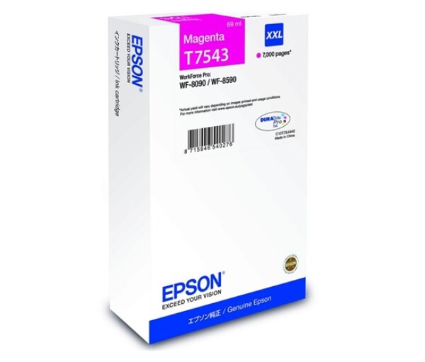 Inkoust EPSON Ink bar WF-8090 / WF-8590 Ink Cartridge XXL Magenta - 7000str. (69 ml) - originální EDF_1188301