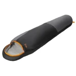 NILS Camp NC1705 Ultralight černý/oranžový / Spací pytel / 215 x 75 cm / 5-20 °C | 0-5 °C (5907695554397)