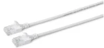 MicroConnect CAT6a U/UTP SLIM 10m bílá / LSZH (V-UTP6A10W-SLIM)