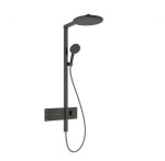 HANSGROHE - Raindance Alive S Sprchový set s termostatem, průměr 30 cm, 3 proudy, EcoSmart, kartáčovaný černý chrom 24596340