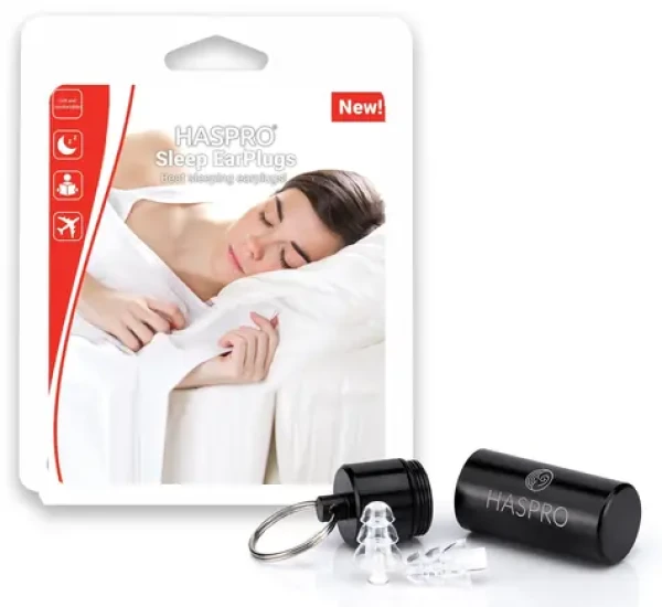 Haspro Sleep - Relax špunty do uší na spaní, 1 pár / 2 ks (HSEPUH1902)