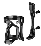 Košík láhve FORCE HODE, plastový, črn-šedý