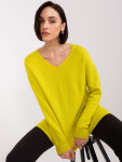 Sweter TO SW model 19040905 limonkowy - FPrice Velikost: jedna velikost