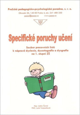 Specifické poruchy učení PPPP - Lenka Černá