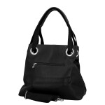 Moderní dámská koženková kabelka na rameno Anisa, černá