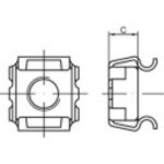 TOOLCRAFT 139764 šestihranné matice s přírubou M8 DIN 6923 ocel galvanizováno zinkem 1000 ks