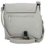 Stylová dámská koženková crossbody kabelka Katia, šedá