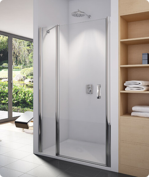 SanSwiss SL13 1200 01 30 Sprchové dveře jednokřídlé s pevnou stěnou 120 cm SL1312000130