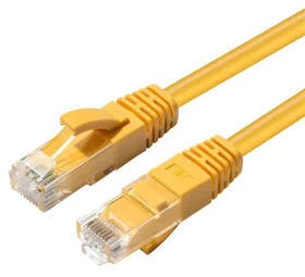 MicroConnect CAT6a U/UTP 1m žlutá / LSZH (MC-UTP6A01Y)