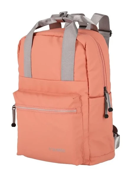 Travelite Basics Canvas Backpack Coral 11 L TRAVELITE-96319-88