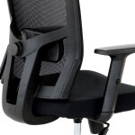 Kancelářská židle, houpací mechanismus, černá síťovina, KA-B1012 BK