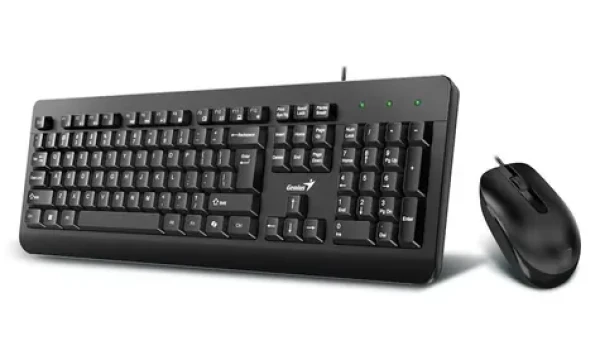 GENIUS KM-160 černá / Drátový set / Copilot / USB/ CZ+SK layout (31330001433)