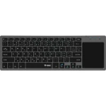 YENKEE YKB 5000CS WL šedá / Bezdrátová klávesnice s touchpadem / 2.4GHz / CZ Layout (45017521)
