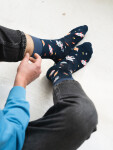 Ponožky 084-014 navy blue - Steven 41/43