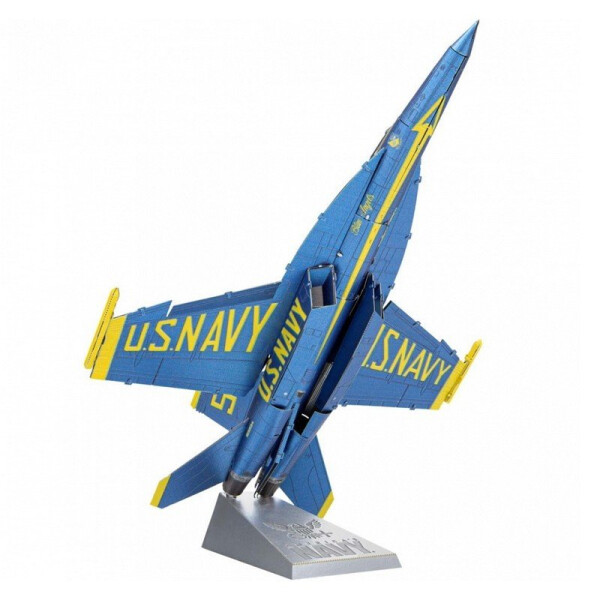 Metal Earth 3D kovový model F-18 Super Hornet Blue Angel