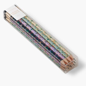 Rifle Paper Co. Tužky Estee – set 12 ks, fialová barva, dřevo