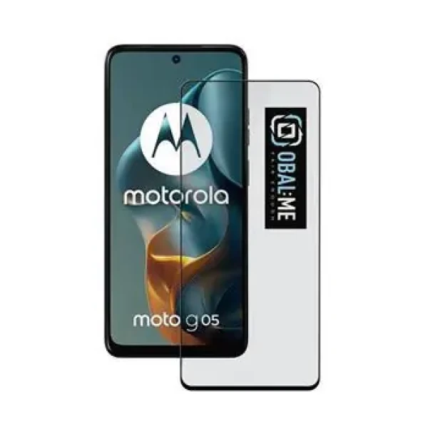 OBAL:ME 5D Tvrzené Sklo pro Motorola G05/E15 Black (57983124898)