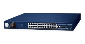 Planet GS-6311-24P / Switch / L3 / 24x GbE PoE+ / 4x SFP+ / LCD displej (GS-6311-24P4XV)
