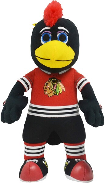 Bleacher Creatures Plyšový maskot Chicago Blackhawks NHL Tommyhawk #00 Plush Figure