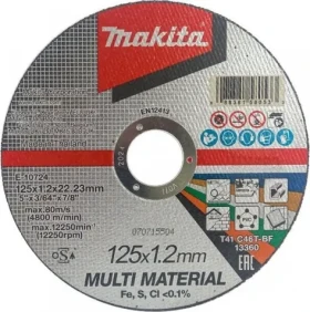 Makita E-10724 Řezný kotouč na nerez 125x1.2x22.23mm (E-10724)