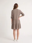HOSH Dámské košilové šaty Spirit hnědá Velikost: L/XL
