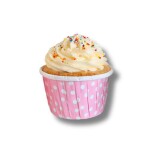 Dortisimo Košíčky na muffiny pevné růžové s puntíky (8 ks)