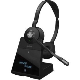 Jabra Engage 75 Duo / bezdrátová sluchátka s mikrofonem / BT + USB / certifikace pro MS Skype for Business (9559-583-111)