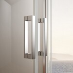 GELCO - LORO Sprchové dveře do niky 900 s pevnou částí, čiré sklo, GN4690 GN4690