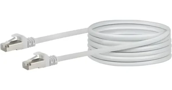 Schwaiger bílá / Síťový kabel / CAT6 / S/FTP / 1000 Mbit/s / 10 m (CKB6100052)