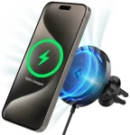 Spigen OneTap Pro 3 Cryomax Air Vent MagSafe držák do auta s chlazením černá (ACP07082)