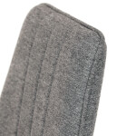 Jídelní židle, šedá, látka, DCL-379 GREY2