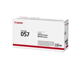 Canon TONER CRG-057 černý pro i-SENSYS MF443dw, MF445dw, MF446x, MF449x, LBP223dw (3 100 str.) - originální EDF_1050999