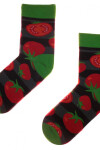 Obrázkové ponožky 80 Funny tomato - Skarpol šedá 35/38