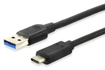 Equip černý / Kabel / USB-A - USB-C / USB 3.2 Gen 1 / 5 Gbps / 1 m (12834107)