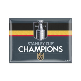 Fanatics Magnet Vegas Golden Knights 2023 Stanley Cup Champions 2.5" x 3.5" Metal Fridge Magnet