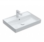 VILLEROY & BOCH - Collaro Umyvadlo 65x47 cm, s přepadem, otvor pro baterii, CeramicPlus, Stone White 4A3365RW