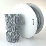 PLA FiberSilk filament inox metallic 1,75mm Fiberlogy 850g