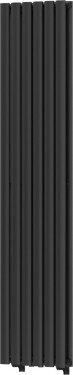 MEXEN Dallas otopný žebřík/radiátor 1600 360 mm, 1039 černý W214-1600-360-00-70
