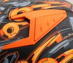 Integrální helma Xrc Robotto orange - M / šedá