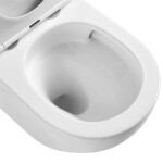 MEREO - WC závěsné kapotované, Smart Flush RIMLESS, 495x360x370, keramické, vč. sedátka CSS113S VSD82T1