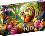 ENJOY Puzzle Kvetoucí veverka