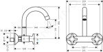 HANSGROHE - Logis Classic Dřezová baterie, chrom 71286000