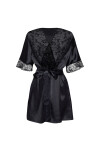 Dámský župan Delight dressing gown - BEAUTY NIGHT FASHION černá L/XL