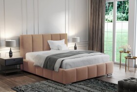 FRONTI Postel MODEL 09 140x200 růžová - MAGIC VELVET 2269