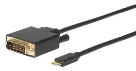 MicroConnect kabel USB-C (M) - DVI-D Dual-Link (M) 1.8m černá (USB3.1CDVI18B)